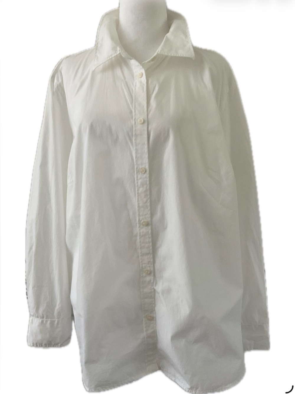 ***Lauren Ralph Lauren ** White Long-Sleeve Button-Up Dress Shirt